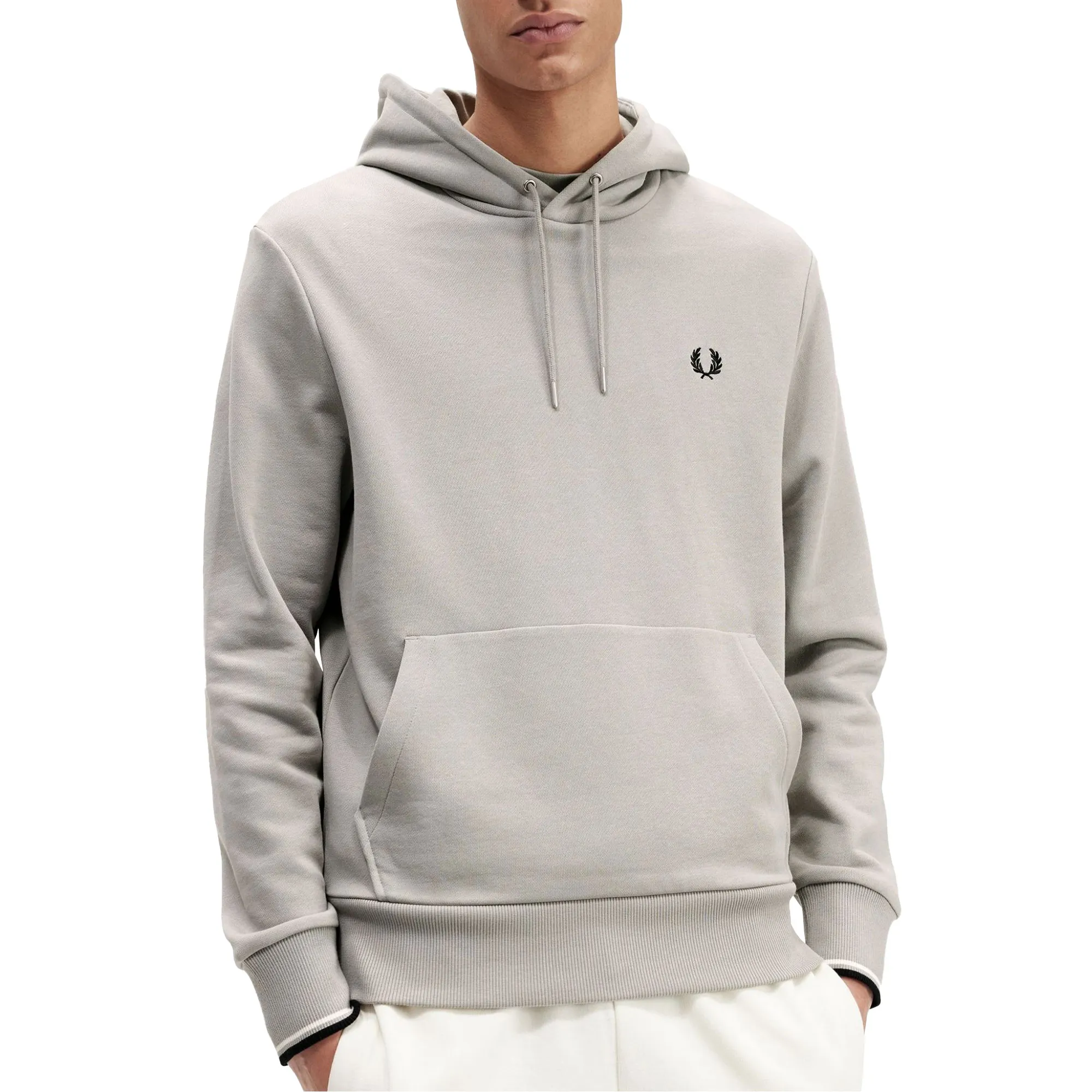 美品 FRED PERRY TIPPED HOODED SWEATSHIRT L Fred Perry Tipped Hoodie Men | Plutosport